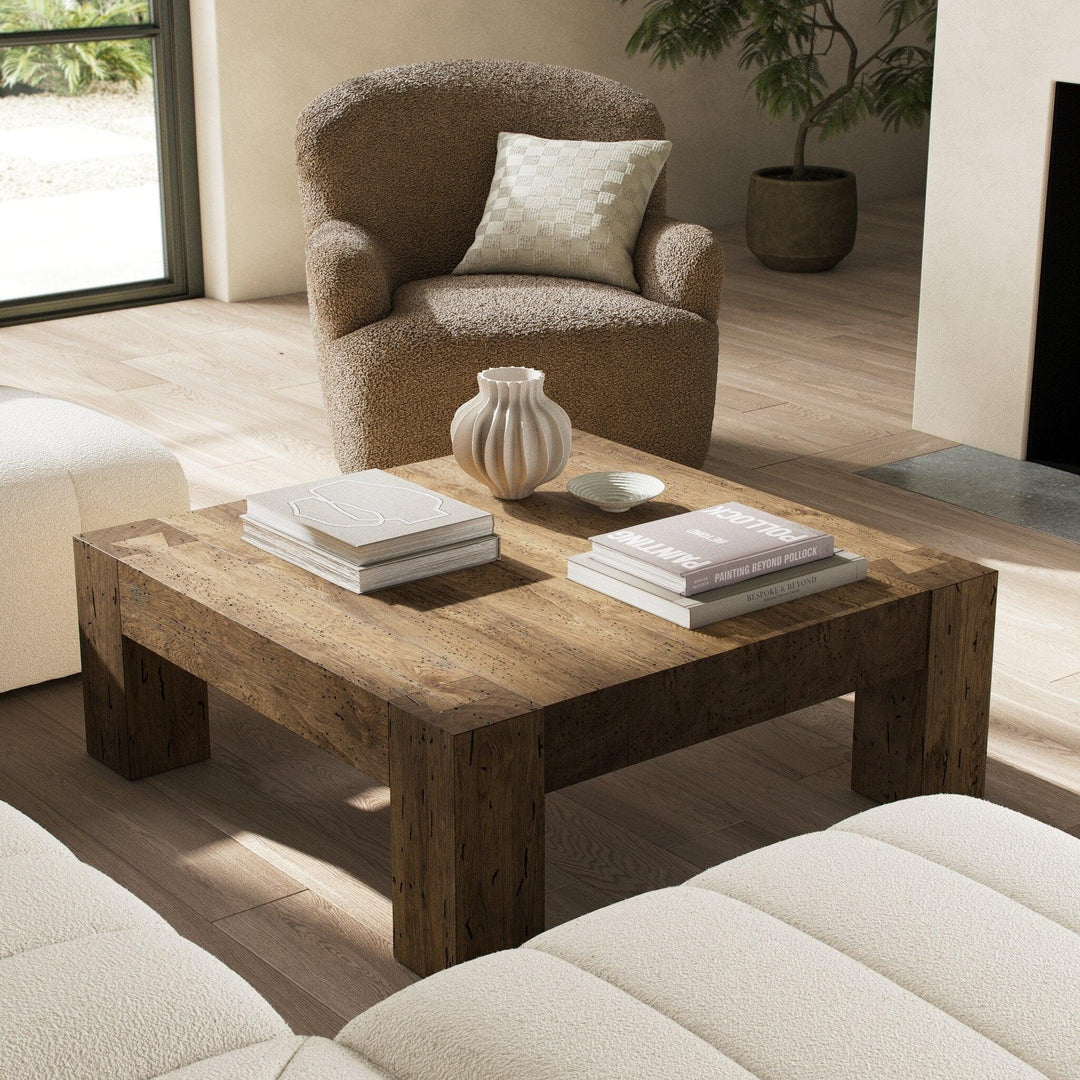 Abaso Small Square Coffee Table - SwayLiving