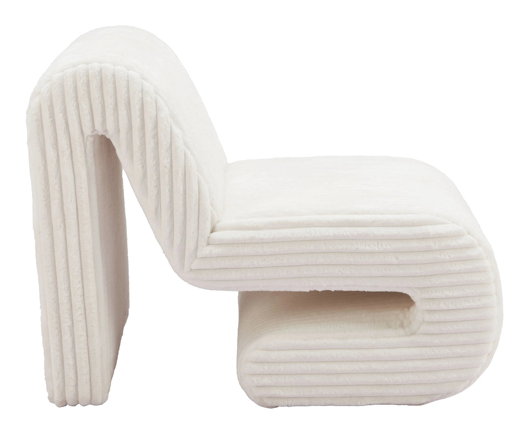 SwayLiving Opam Accent Chair White ACCENT + LOUNGE CHAIRS