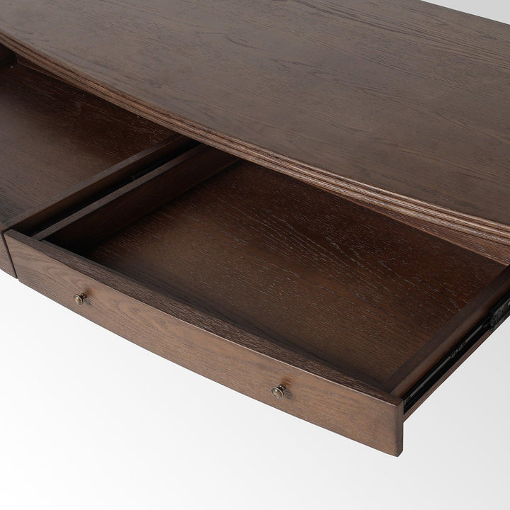 Bowfront Desk - SwayLiving