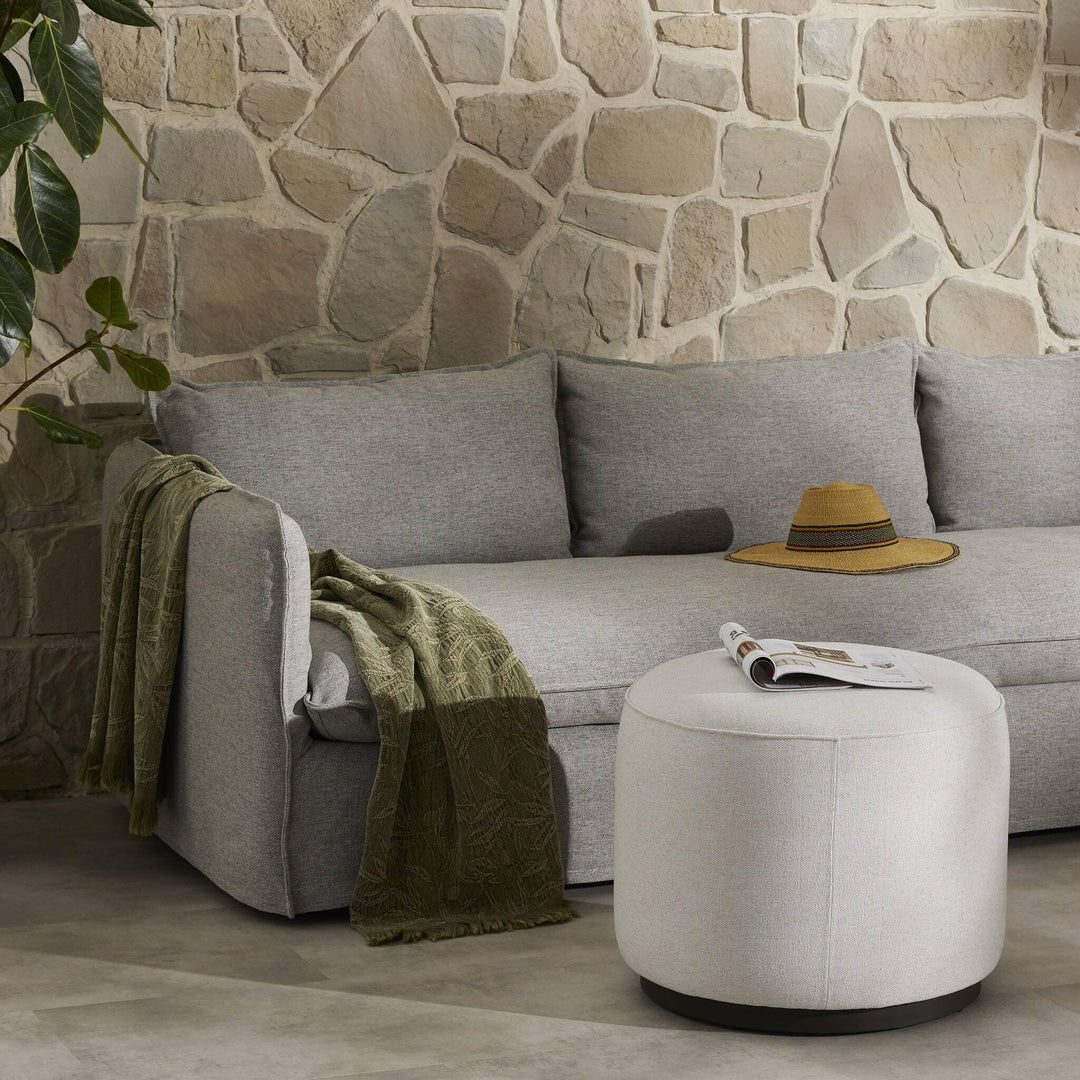 Sinclair Outdoor Ottoman - SwayLiving