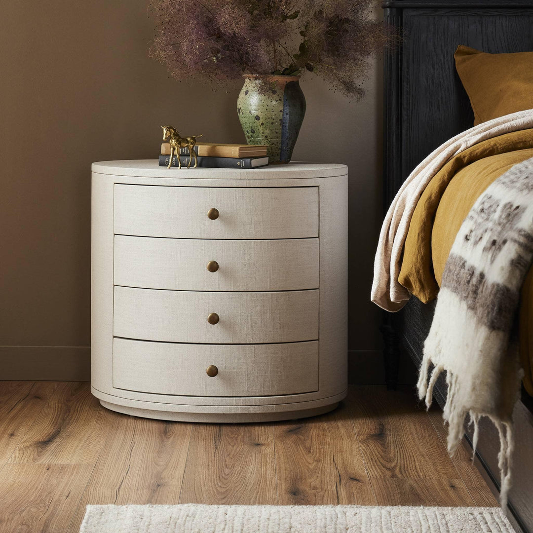 Amelia Oval Nightstand - SwayLiving