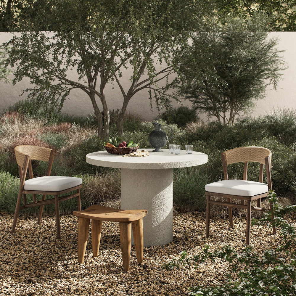 Otero Outdoor Round Dining Table - SwayLiving