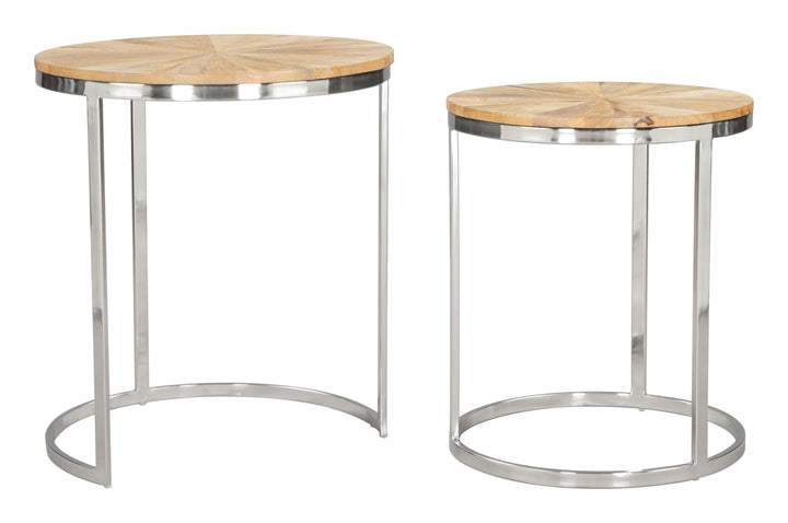 Bari Nesting Table Set (2-Piece) Natural