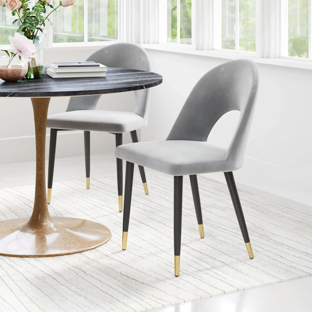 SwayLiving Menlo Dining Chair (Set of 2) Gray DINING CHAIRS