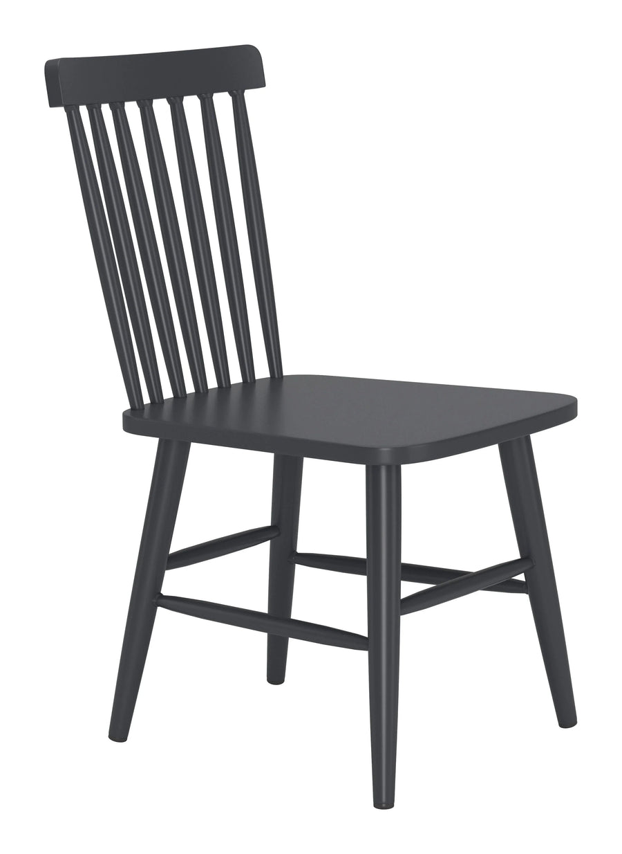 SwayLiving Zeilen Dining Chair (Set of 2) Black DINING CHAIRS
