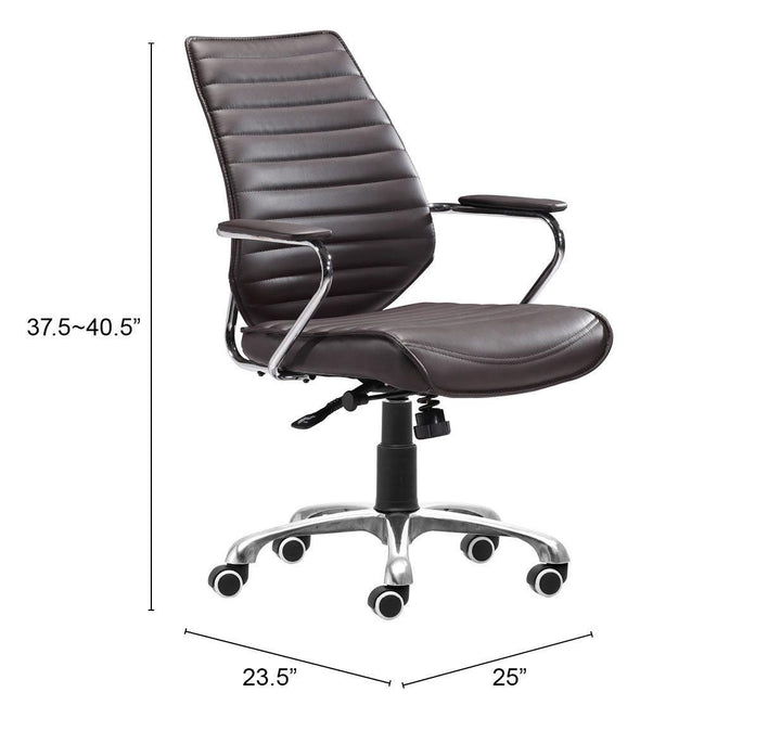 SwayLiving ENTERPRISE LOW BACK OFFICE CHAIR OFFICE CHAIRS