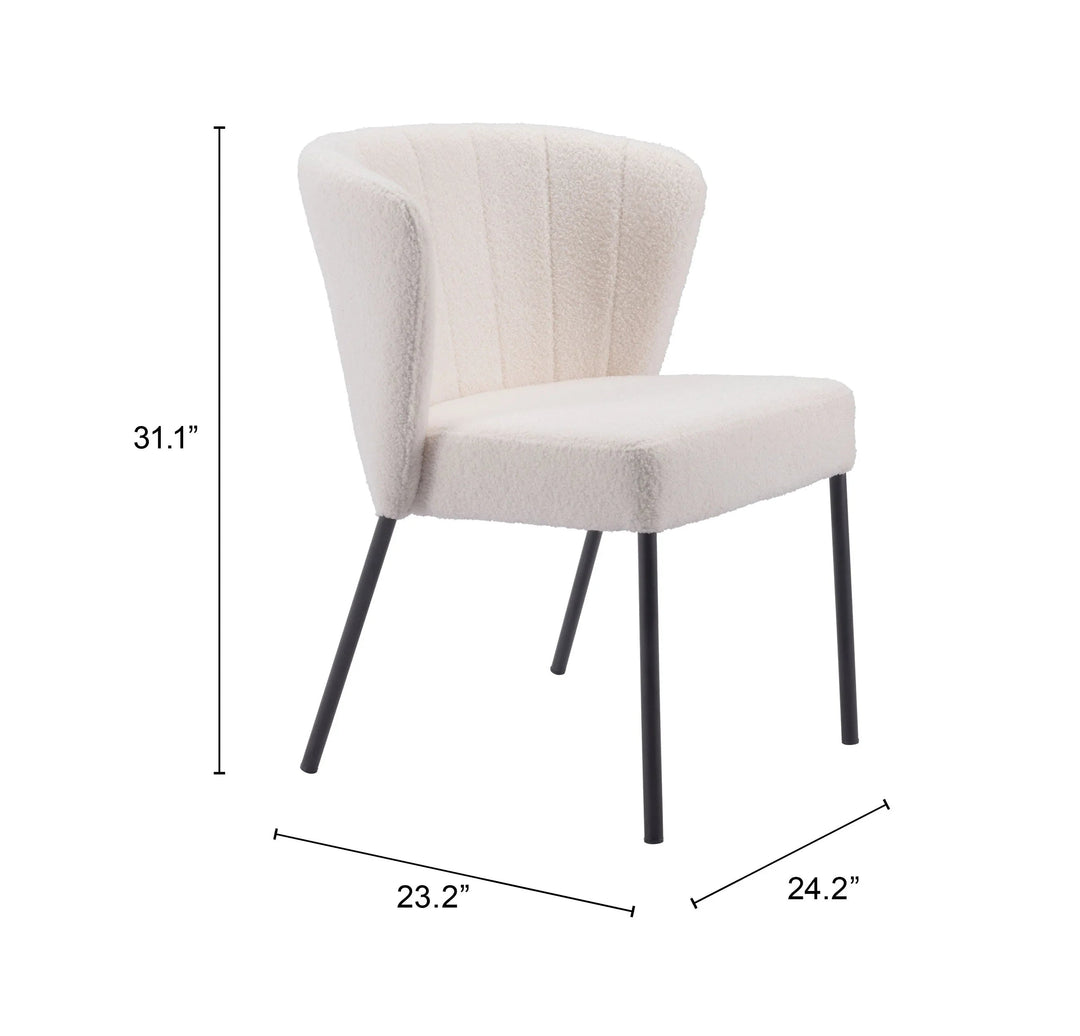 SwayLiving Aimee Dining Chair (Set of 2) Cream DINING CHAIRS