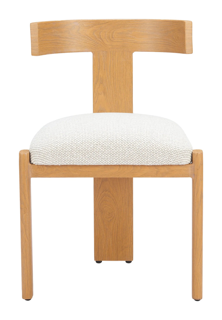 SwayLiving Tiana Dining Chair Natural & Beige - Set of 2 DINING CHAIRS