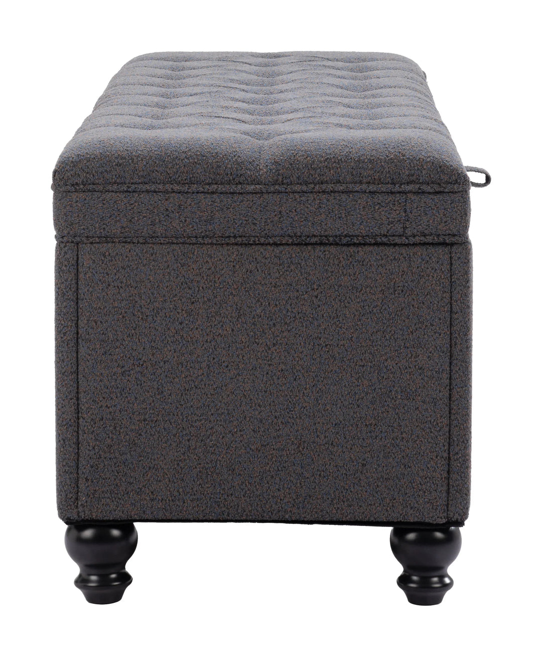 SwayLiving Halifax Storage Bench Gravel Gray BENCHES