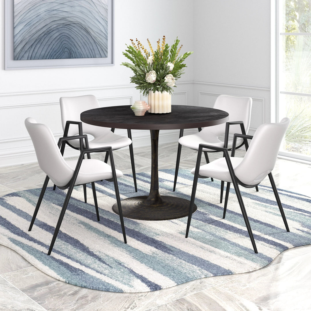 SwayLiving Desi Dining Chair (Set of 2) White DINING CHAIRS