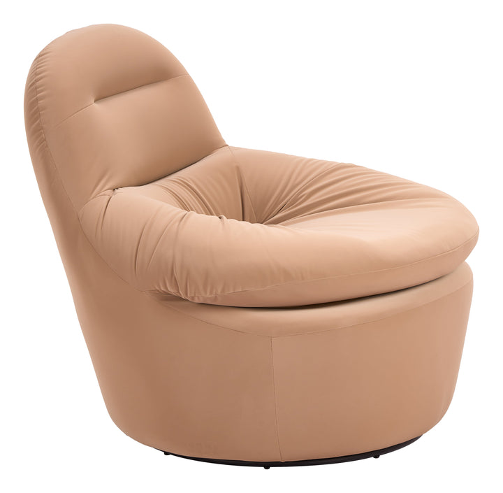Reva Swivel Chair Tan
