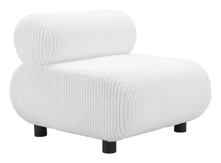 SwayLiving Rahat Accent Chair White ACCENT + LOUNGE CHAIRS