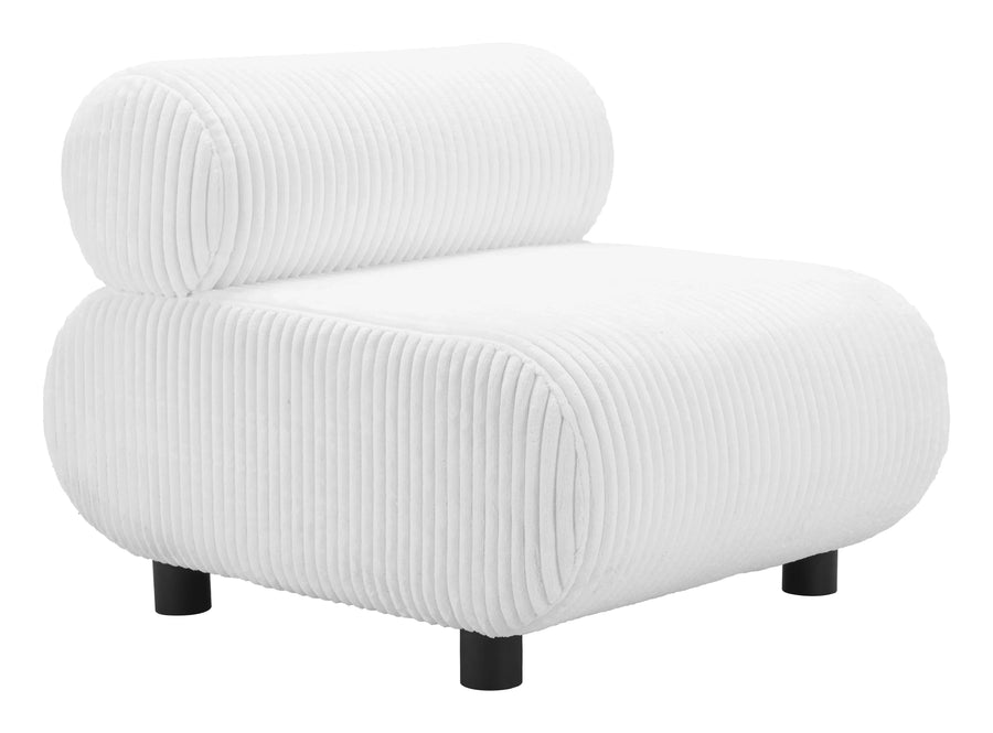 SwayLiving Rahat Accent Chair White ACCENT + LOUNGE CHAIRS