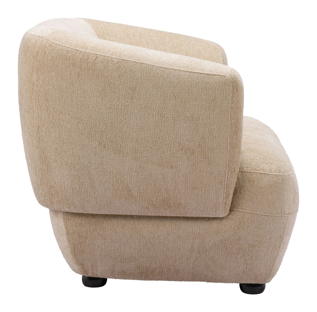 SwayLiving Bekker Accent Chair Golden Beige ACCENT + LOUNGE CHAIRS