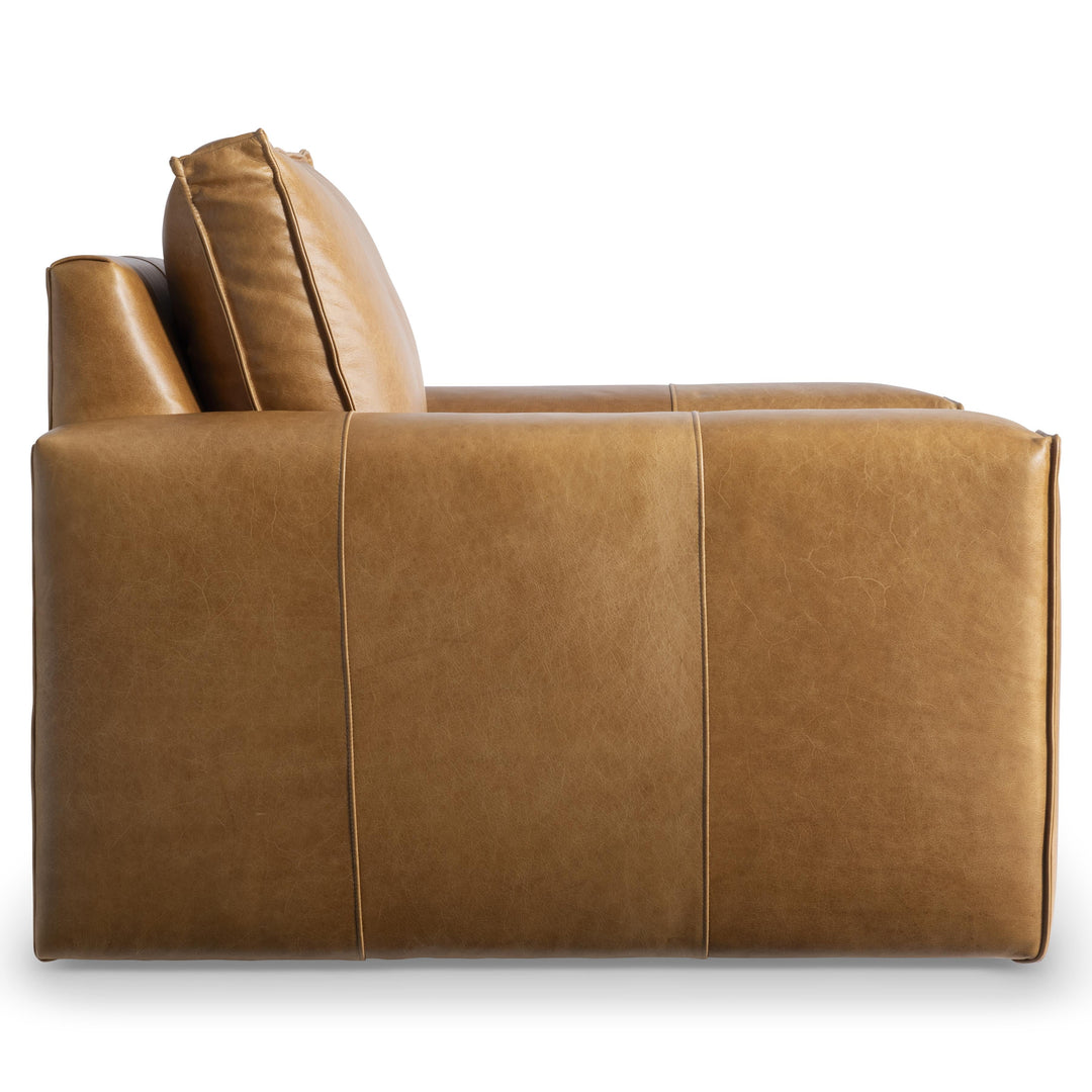 SwayLiving SwayLiving Nest Leather Swivel Chair