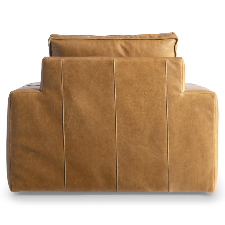 SwayLiving SwayLiving Nest Leather Swivel Chair