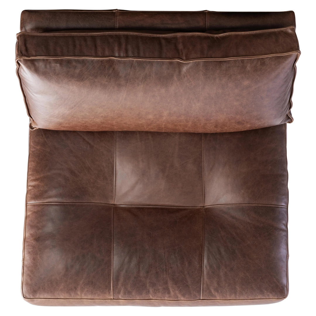 SwayLiving - Nest Leather Armless Chair - 3330LO | SwayLiving