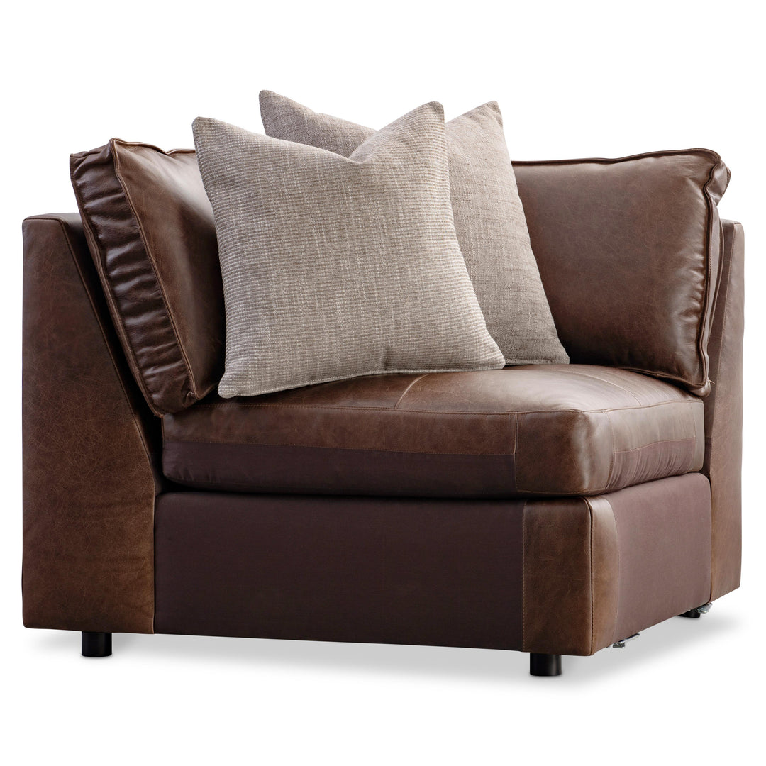 SwayLiving - Nest Leather Corner Chair - 3332LO | SwayLiving