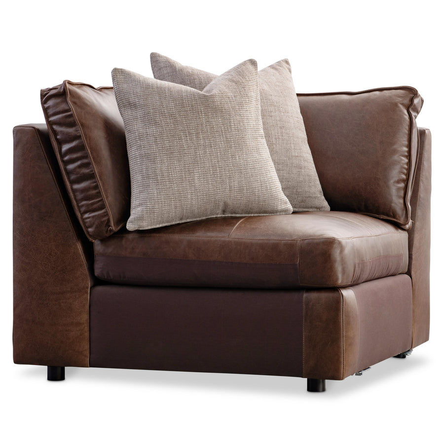 SwayLiving - Nest Leather Corner Chair - 3332LO | SwayLiving