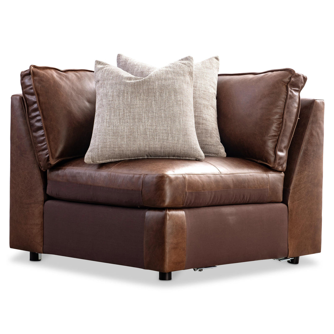 SwayLiving - Nest Leather Corner Chair - 3332LO | SwayLiving