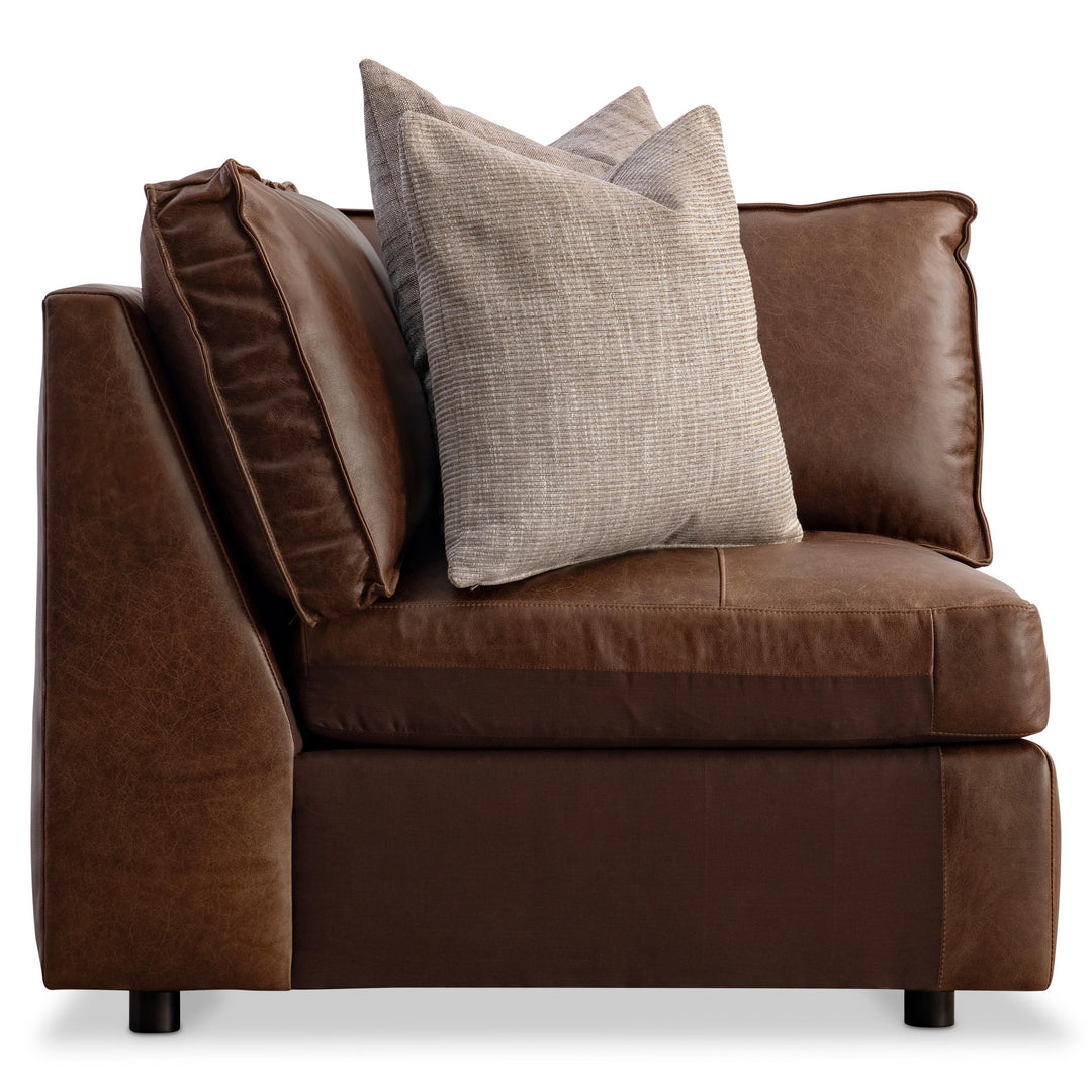 SwayLiving - Nest Leather Corner Chair - 3332LO | SwayLiving