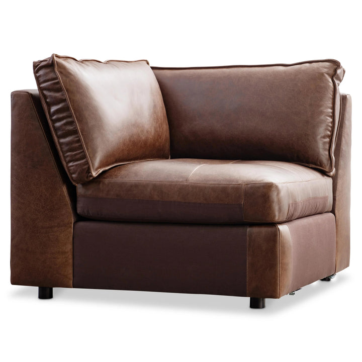 SwayLiving - Nest Leather Corner Chair - 3332LO | SwayLiving