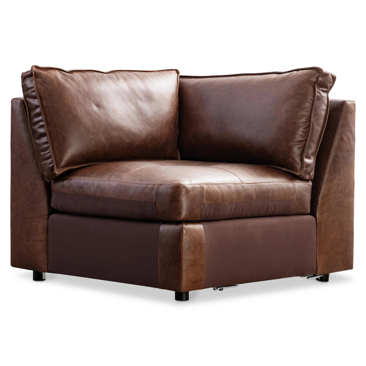 SwayLiving - Nest Leather Corner Chair - 3332LO | SwayLiving