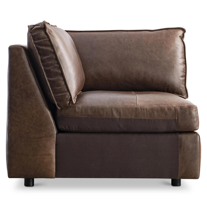 SwayLiving - Nest Leather Corner Chair - 3332LO | SwayLiving