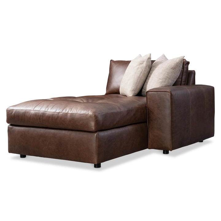 SwayLiving - Nest Leather Right Arm Chaise - Set of 2 - 3337LO | SwayLiving