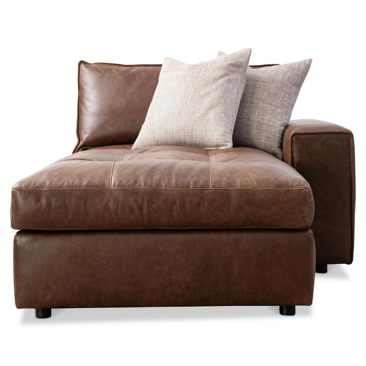 SwayLiving - Nest Leather Right Arm Chaise - Set of 2 - 3337LO | SwayLiving