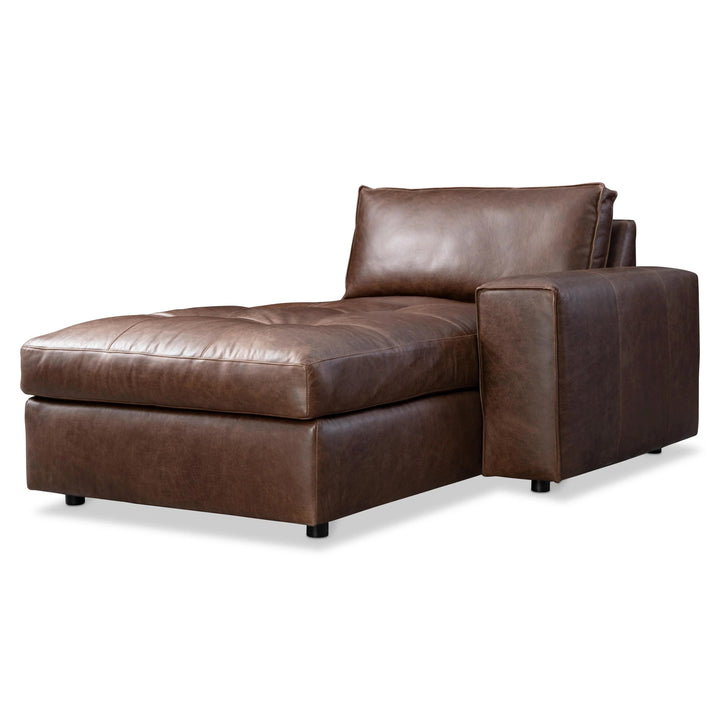 SwayLiving - Nest Leather Right Arm Chaise - Set of 2 - 3337LO | SwayLiving