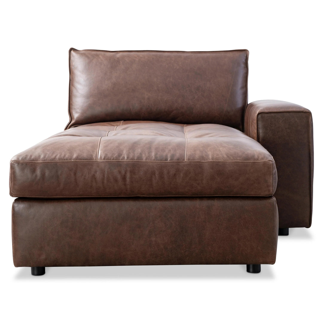 SwayLiving - Nest Leather Right Arm Chaise - Set of 2 - 3337LO | SwayLiving