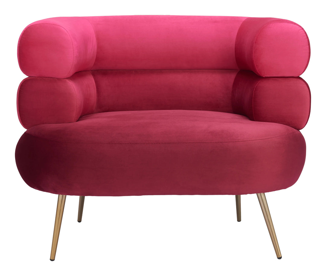SwayLiving Arish Accent Chair Red ACCENT + LOUNGE CHAIRS