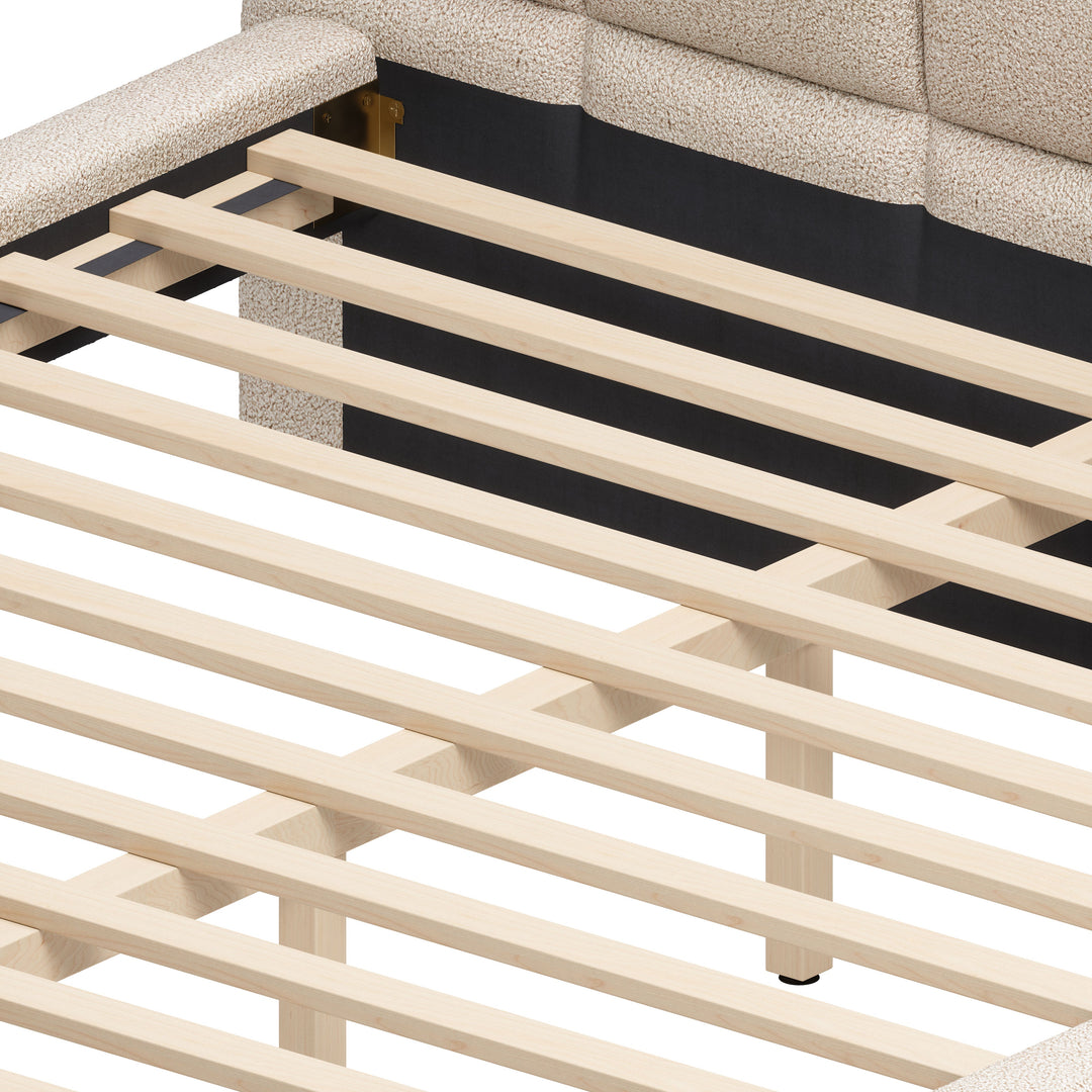 Placid King Bed Beige