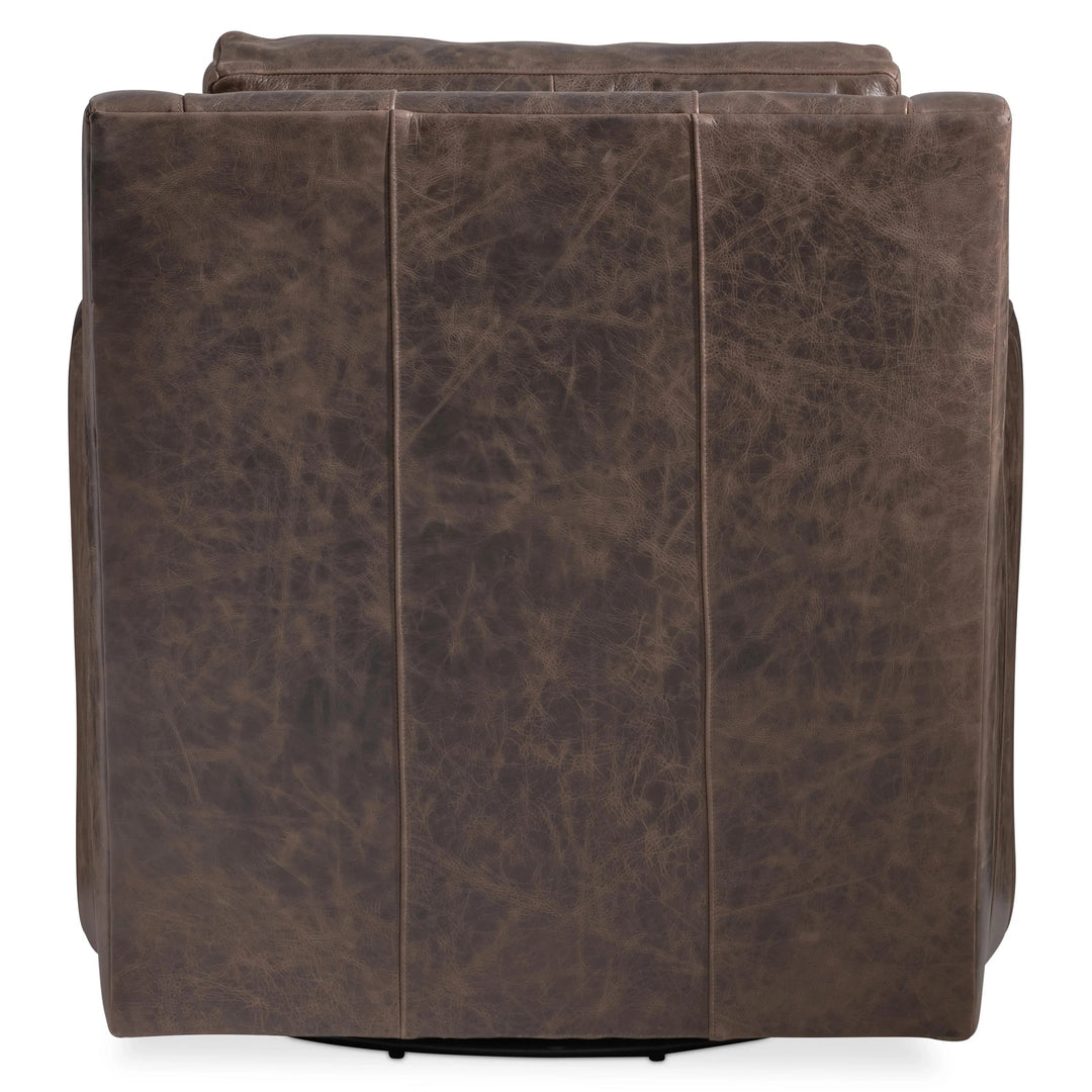 SwayLiving - Ventura Leather Swivel Chair - 352SLO | SwayLiving