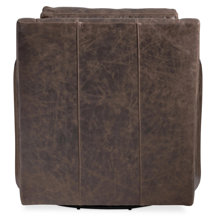 SwayLiving - Ventura Leather Swivel Chair - 352SLO | SwayLiving
