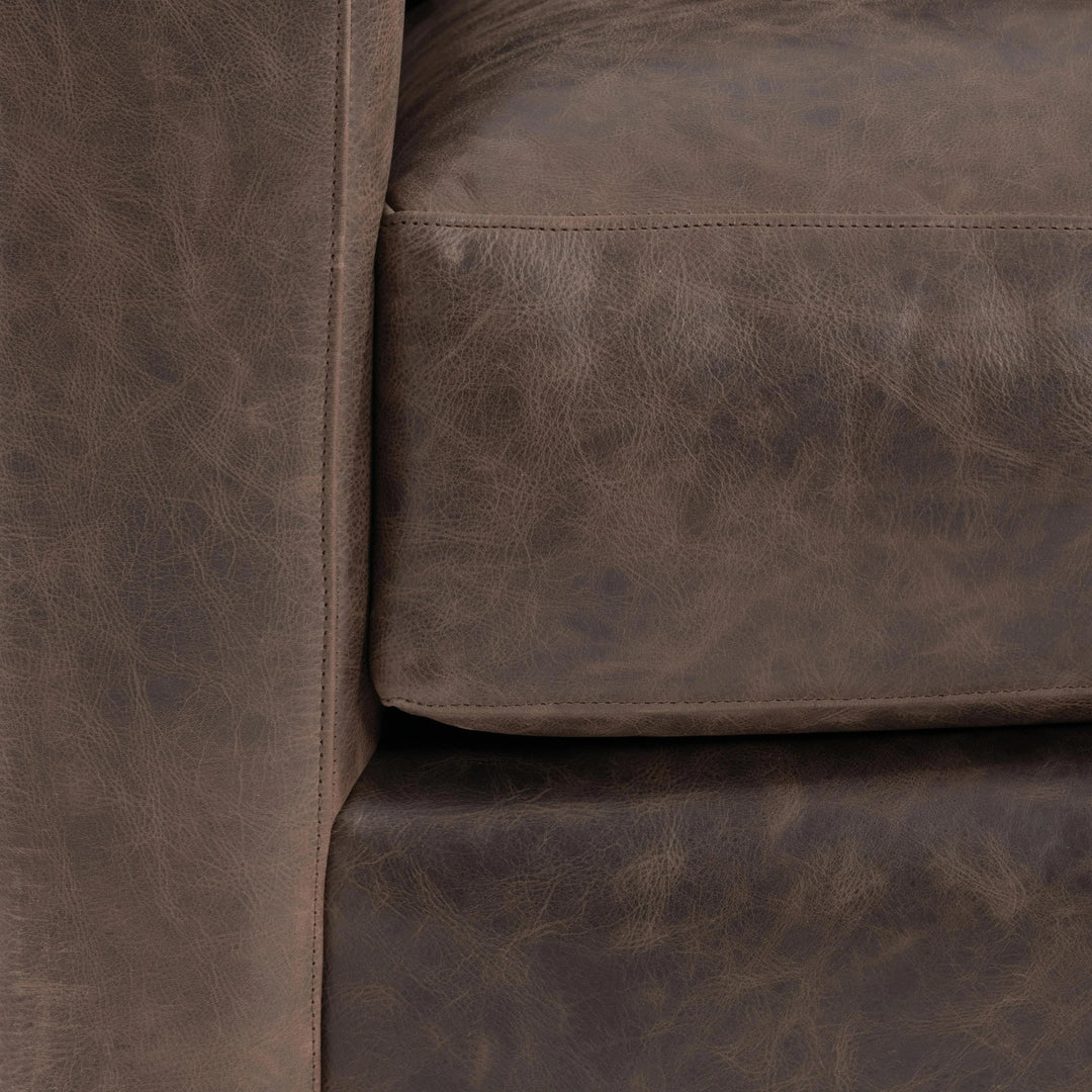 SwayLiving - Ventura Leather Swivel Chair - 352SLO | SwayLiving