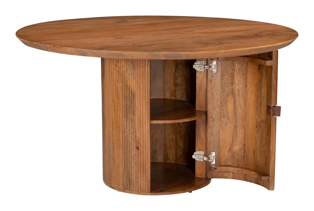 SwayLiving Izola Dining Table Brown DINING TABLES