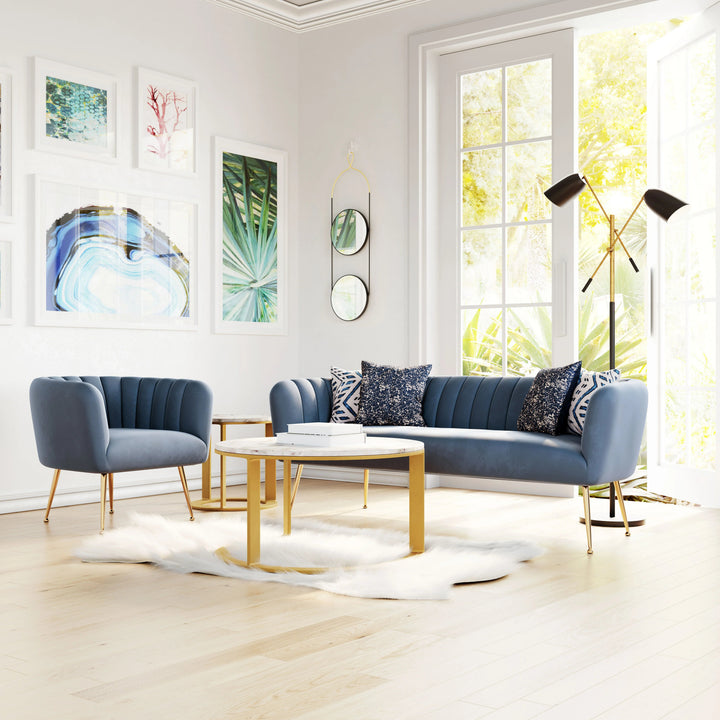 SwayLiving Deco Sofa Gray SOFAS + SECTIONALS