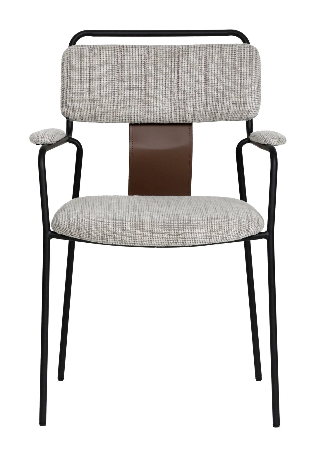 SwayLiving Couva Dining Chair (Set of 2) Gray Tweed DINING CHAIRS
