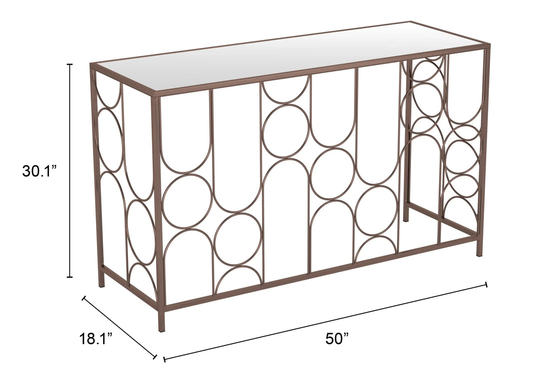 SwayLiving Convale Console Table Bronze CONSOLE TABLES