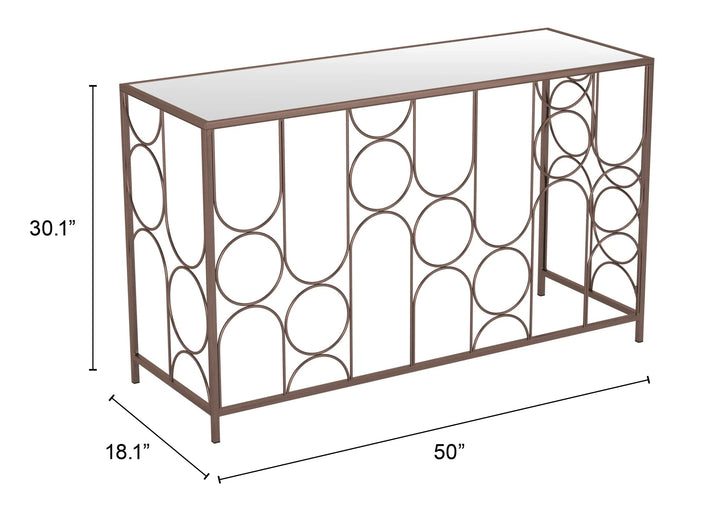 SwayLiving Convale Console Table Bronze CONSOLE TABLES