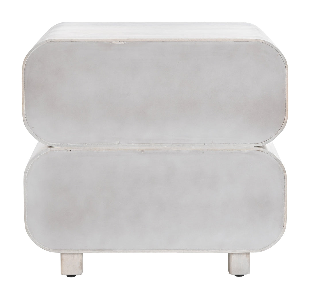 Miro Nightstand Whitewashed
