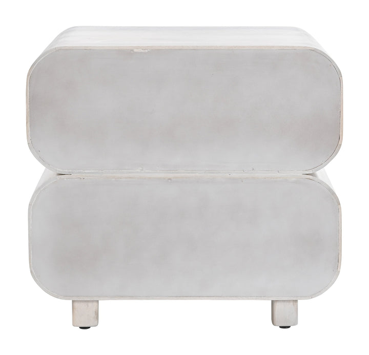 Miro Nightstand Whitewashed