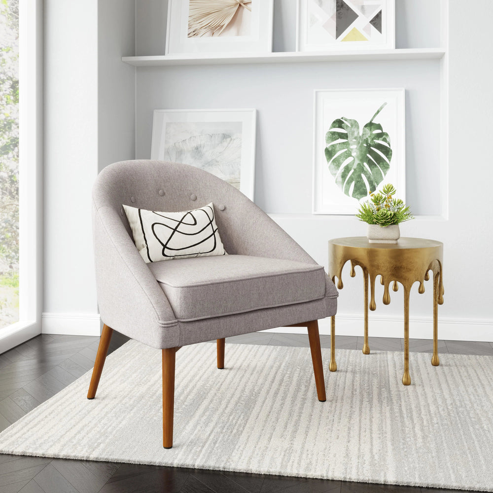 SwayLiving Carter Accent Chair Gray ACCENT + LOUNGE CHAIRS