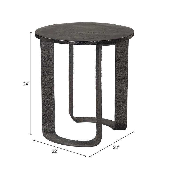 SwayLiving Divin Side Table Black ACCENT TABLES