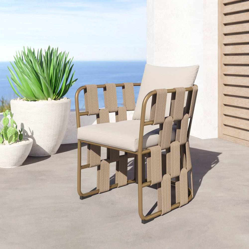 SwayLiving Quadrat Dining Chair White OUTDOOR DINING CHAIRS