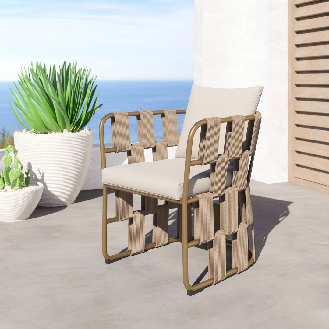 SwayLiving Quadrat Dining Chair White OUTDOOR DINING CHAIRS