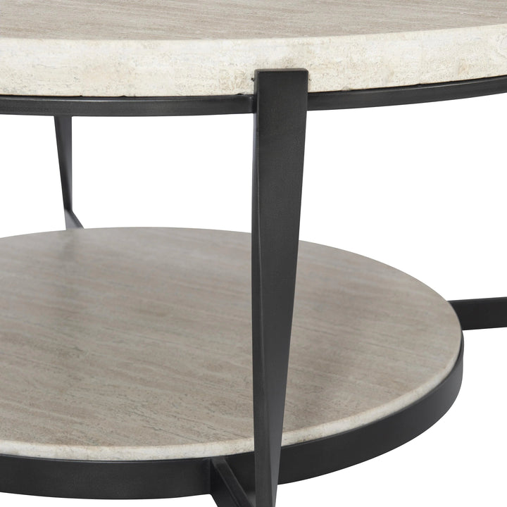 SwayLiving - Berkshire Round Cocktail Table - '405015 | SwayLiving