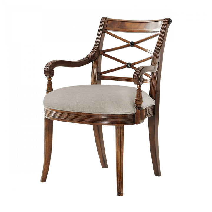 SwayLiving The Regency Visitor's Armchair - Set of 2 DINING CHAIRS